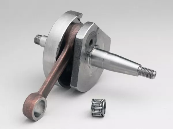 Crankshaft -MAZZUCCHELLI Standard (rotary valve)- Vespa V50, PK50 S (Ø 19mm cone)