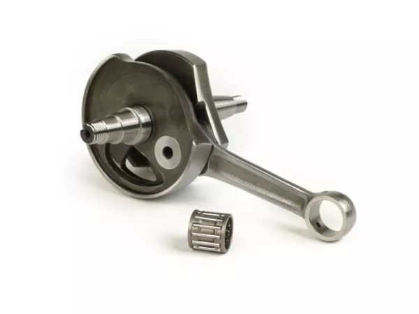 Vevaxel -TAMENI Racing (roterande ventil), 51 mm slaglängd, 97 mm vevstake- Omvandlingsaxel Vespa PK50 XL/XL2 till 125 cc (Ø 20 mm kon).