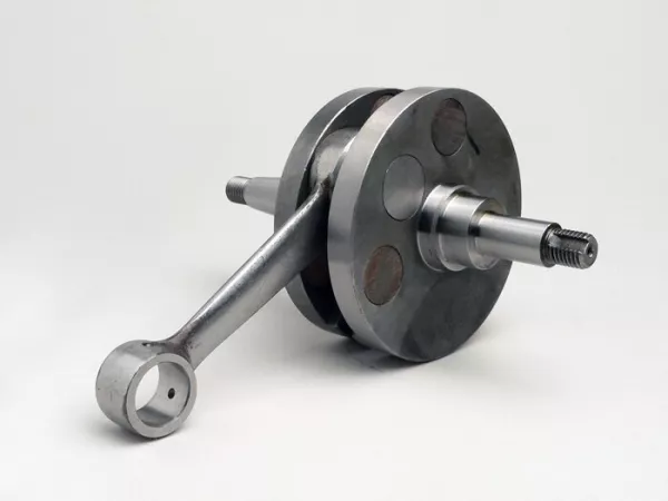 Crankshaft -MAZZUCCHELLI RACING (for diaphragm intake) full cheek (57mm)- Vespa PX125, PX150