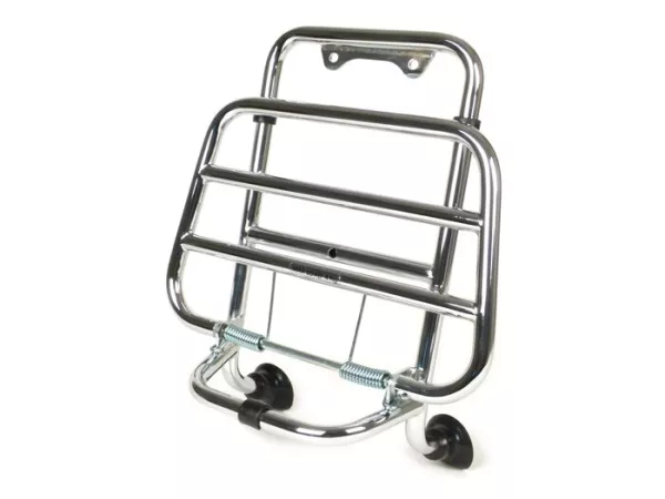 Gepäckträger klappbar vorne -PIAGGIO- Vespa GT, GTL, GTV, GTS 125-300 (-2018) - Chrom