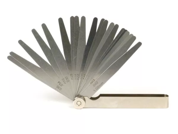 Fühlerlehre -UNIVERSAL- 20 Blatt, Metall - 0.05-1.00mm + 0.002-0.040 inch