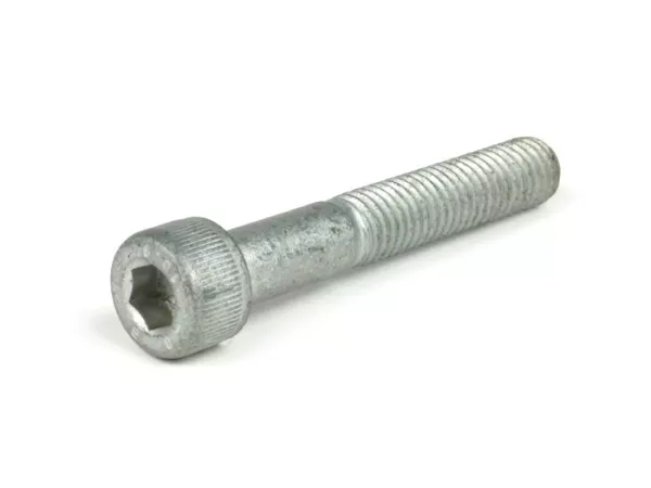 Allen screw -PIAGGIO- M8 x 50 - used for muffler Piaggio / Gilera 125-180 Maxi 2T, mirror Vespa PK XL2, rear shock mount etc.