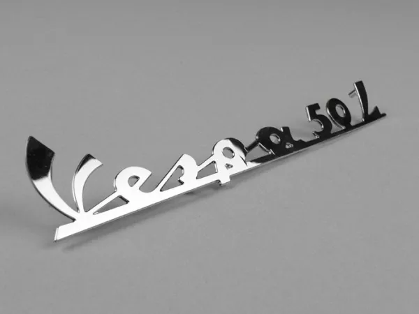 Schriftzug Rahmen hinten -OEM QUALITÄT- Vespa 50 L - Vespa 50 L (ab Bj. 1966)