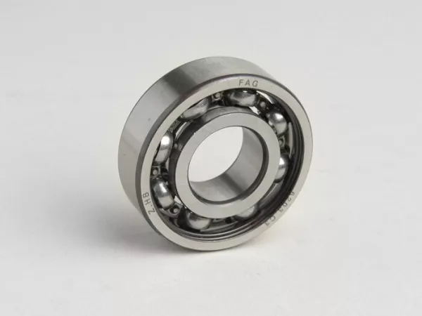 Kogellager -6203 C3- (17x40x12mm) - (gebruikt voor ingaande as versnellingsbak/afdekplaat versnellingsbak Piaggio 50 ccm 2-takt (vanaf 1998), Piaggio 50-100 ccm 4-takt)