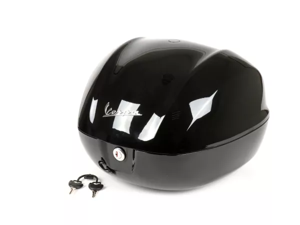 Topcase - PIAGGIO Vespa- 32l - zwart (XN2_nero cosmo 98/A) - Vespa Primavera 50 (ZAPC53100, ZAPC53200), Vespa Primavera 125 (ZAPM81100), Vespa Primavera 150 (ZAPM81200), Vespa Sprint 50 (ZAPC53101, ZAPC53201), Vespa Sprint 125 (RP8M82111, ZAPM81300, ZAPM8