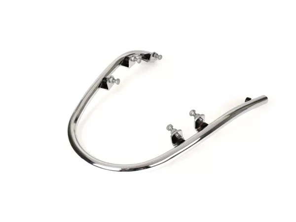 Front bumper bar -PIAGGIO- Vespa Primavera 50 (ZAPC53100, ZAPC53200), Vespa Primavera 125 (ZAPM81100), Vespa Primavera 150 (ZAPM81200), Vespa Sprint 50 (ZAPC53101, ZAPC53201), Vespa Sprint 125 (RP8M82111, ZAPM81300, ZAPM81301) - chrome