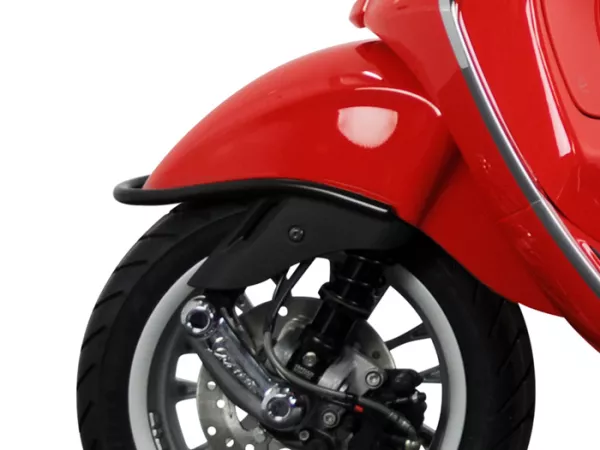 Voorbumper -PIAGGIO- Vespa Primavera 50 (ZAPC53100, ZAPC53200), Vespa Primavera 125 (ZAPM81100), Vespa Primavera 150 (ZAPM81200), Vespa Sprint 50 (ZAPC53101, ZAPC53201), Vespa Sprint 125 (RP8M82111, ZAPM81300, ZAPM81301) - mat zwart