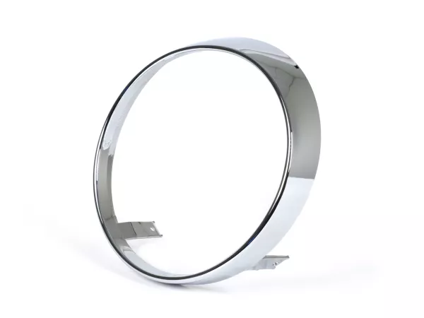 Headlight rim -PIAGGIO- chrome - Vespa GTS 125 (ZAPMA3700), Vespa GTS HPE 300 (ZAPMA3600, ZAPMD310), Vespa GTS Super 125 (ZAPMA3700), Vespa GTS Super HPE 300 (ZAPMA360, ZAPMD3100)