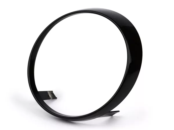 Headlight rim, gloss black -PIAGGIO- Vespa GTS 125 (ZAPMD3202, ZAPMD3203), Vespa GTS 300 HPE (ZAPMD3103, ZAPMD3104)