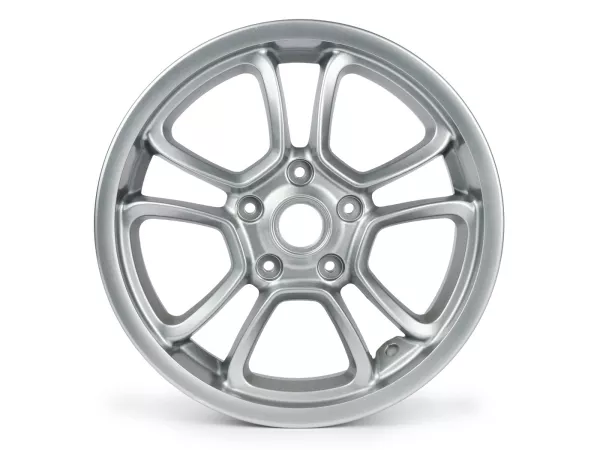 Wheel rim, grey, front -PIAGGIO 3.00-12 inch - 10 spokes- Vespa GTS, GTS Super, GTV, Sei Giorni, GT 60, GT, GT L 125-300ccm