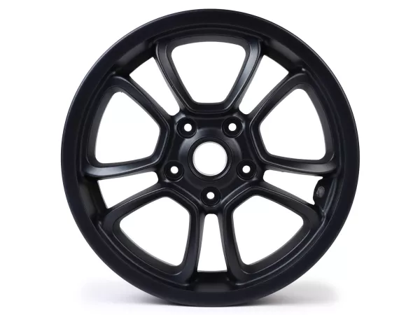Fälg, grafit, fram -PIAGGIO 3.00-12 tum - 10 ekrar- Vespa GTS, GTS Super, GTV, Sei Giorni, GT 60, GT, GT L 125-300ccm
