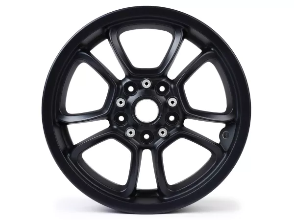 Roda, grafit, belakang -PIAGGIO 3.00-12 inci - 10 jari-jari - Vespa GTS, GTS Super, GTV, Sei Giorni, GT 60, GT, GT L 125-300ccm