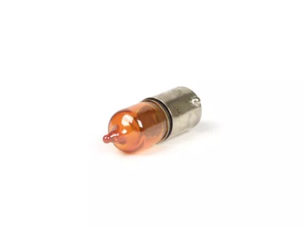 Lamp -RING- BAZ9s (HY6W) - 12V 6W - oranje (gebruikt in richtingaanwijzers Piaggio/Vespa 2013-)