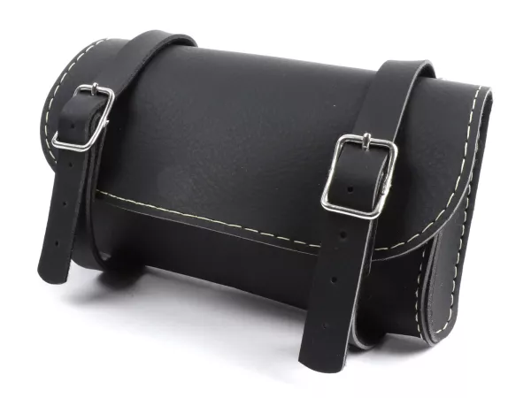 Bolsa de herramientas - Bolsa de sillín - CALIDAD OEM - Piaggio, Vespa Ciao, SI, Bravo, Boxer, Grillo - negro