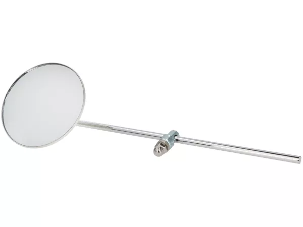 Mirror stainless steel -bgm PRO- Lambretta Lui 50CL, Lui 75 S&SL , Luna, Vega ,Cometa round