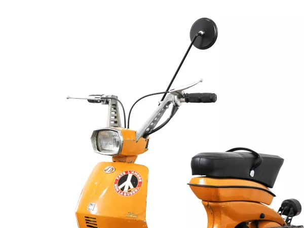 Mirror black -bgm PRO- Lambretta Lui 50CL, Lui 75 S&SL , Luna, Vega ,Cometa round