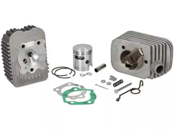 Tuning Kit -SC- Piaggio Ciao, Bravo, Boxer, Si Ø = 43mm 63cc, pin piston 10mm termasuk kepala silinder dan katup dekompresi