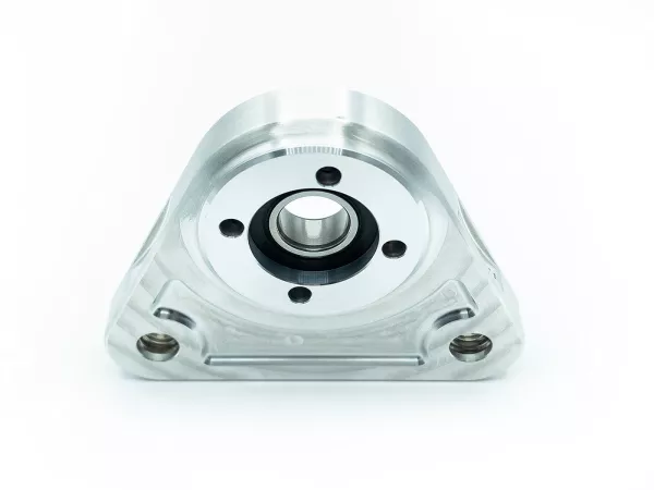 Lagerplaat driehoek achterwiel -MC PROPARTS- Piaggio Bravo, Ciao, Si CNC aluminium
