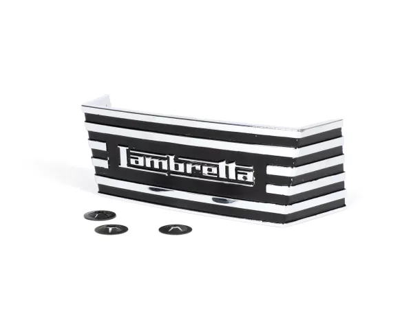 Tapa de la dirección trasera con logotipo -CASA LAMBRETTA- Lambretta Lui 50 C/CL (1969-), Lui 75 S/SL (1969-)