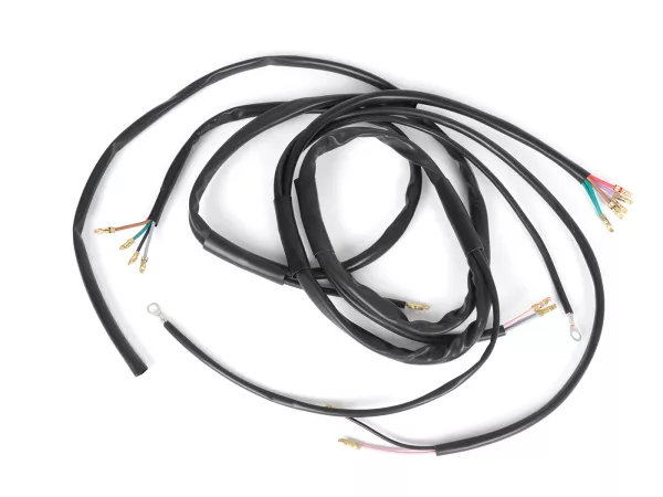 Mazo de cables CC, negro -CASA LAMBRETTA- Lambretta DL/GP 125 (con batería), DL/GP 150 (con batería), DL/GP 200 (con batería)