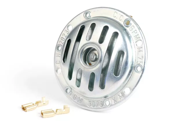 Claxon -GPM 6V/12V DC- Lambretta LI 150 (serie 1), LI 150 (serie 2), TV 175 (serie 1), TV 175 (serie 2)