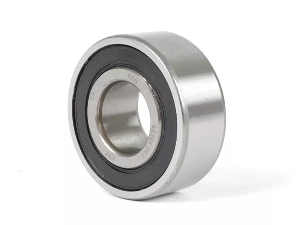 Rodamiento de bolas -62204-A-2RSR- (20x47x18mm) -CASA LAMBRETTA- Lambretta J 125 (4 velocidades), Lui 75 S/SL lado accionamiento cigüeñal