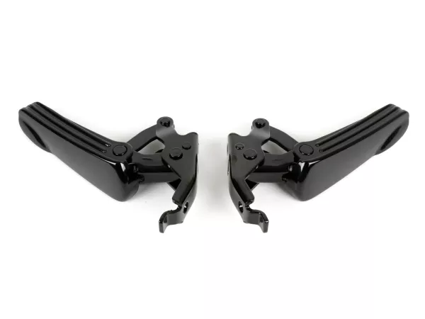 Repose-pieds -MOTO NOSTRA- Vespa GT, GTL, GTS 125-310, GTV - noir brillant/noir brillant