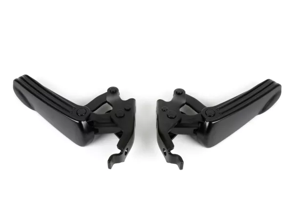 Repose-pieds -MOTO NOSTRA- Vespa GT, GTL, GTS 125-310, GTV - noir mat/noir mat