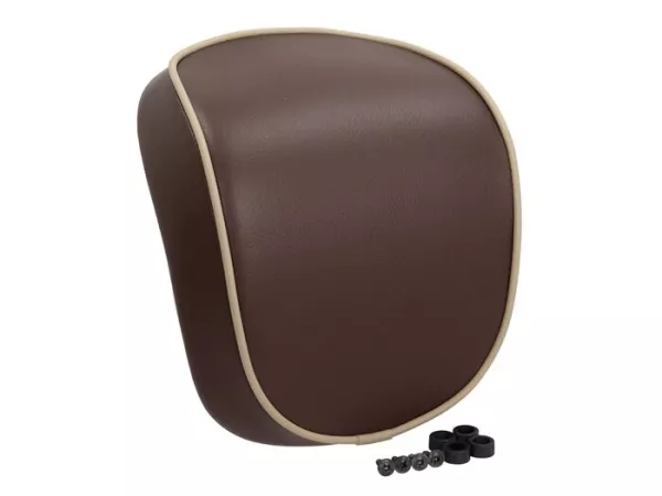 Top case back rest  - PIAGGIO Vespa- 32l - brown (Marrone Renna 1392, 70° Anniversary) - Vespa Primavera 50 (ZAPC53100, ZAPC53200), Vespa Primavera 125 (ZAPM81100), Vespa Primavera 150 (ZAPM81200), Vespa Sprint 50 (ZAPC53101, ZAPC53201), Vespa Sprint 125