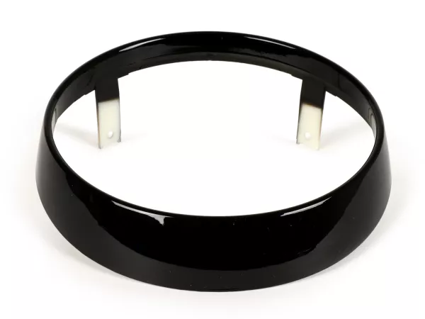 Anillo embellecedor de faro -PIAGGIO- negro brillante - Vespa GTS 125 (ZAPMA3700), Vespa GTS HPE 300 (ZAPMA3600, ZAPMD310), Vespa GTS Super 125 (ZAPMA3700), Vespa GTS Super HPE 300 (ZAPMA360, ZAPMD3100)