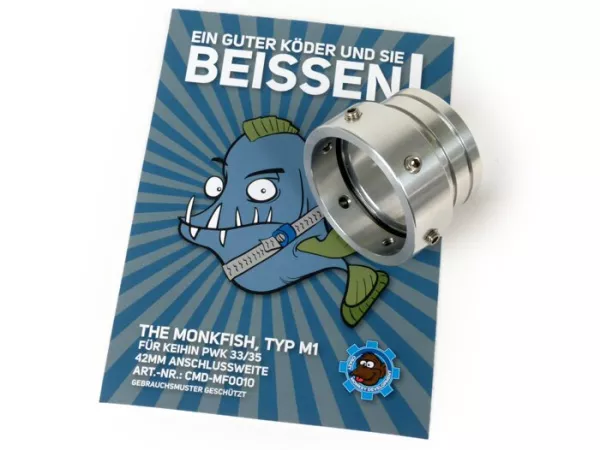 Caburator fixation -CMD The Monkfish Typ M1- Keihin PWK33, PWK35 - AW=Ø42mm