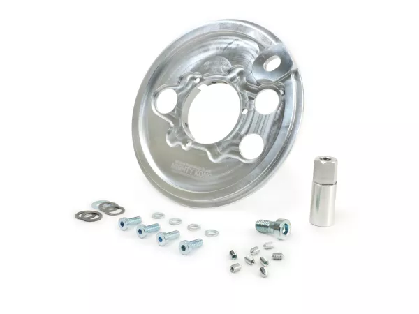 Reinforcement of cluster gear support / engine casing -CMD Mighty Kong CNC- Vespa PX, T5 (VNX5T), GT125 (VNL2T), GTR125 (VNL2T), TS125 (VNL3T), Sprint150 (VLB1T), Rally180 (VSD1T), Rally200 (VSE1T)
