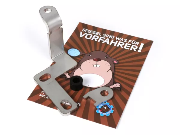 Mirror bracket -CMD MiMo Race- Vespa PK S, PK XL, PX - right hand side