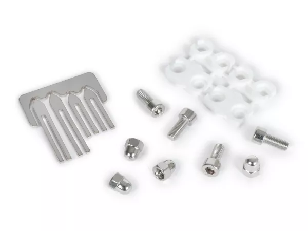 Naaldenset -CMD Harpoen meetpunten standaard, 2 x 28mm en 2 x 40mm, dubbelpak met 4 meetpunten incl. accessoires- Vespa Largeframe en Smallframe