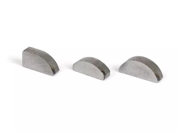 Halve maan wig set -CRIMAZ gehard- Vespa Smallframe V50, PV, ET3, PK - geschikt voor poolwiel, primair, koppeling