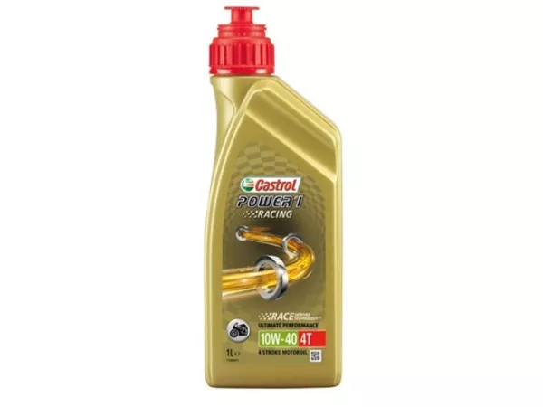 Olie - Motorolie -CASTROL Power 1- 4-takt SAE 10W-40 synthetisch - 1000ml