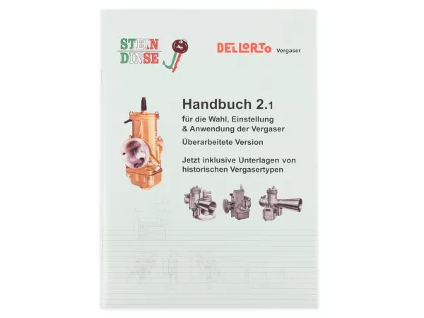 Buku - DELLORTO, Pengoperasian dan penyetelan manual karburator Dellorto 2.1- Jerman