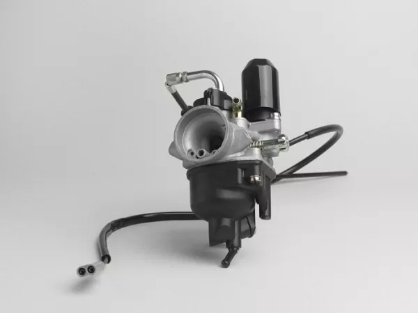 Carburateur -DELLORTO 12mm PHVA QD- avec starter électrique, Piaggio 50 cc 2-temps (MJ=72, IJ=36, AT=210, NE=A29, SL30) - CS=23mm-  APRILIA MOJITO 50, GILERA STALKER, RUNNER,  ITALJET TORPEDO, JETSET, PIAGGIO SFERA 50, TPH 50, ZIP 50, LIBERTY 50, NRG 50,