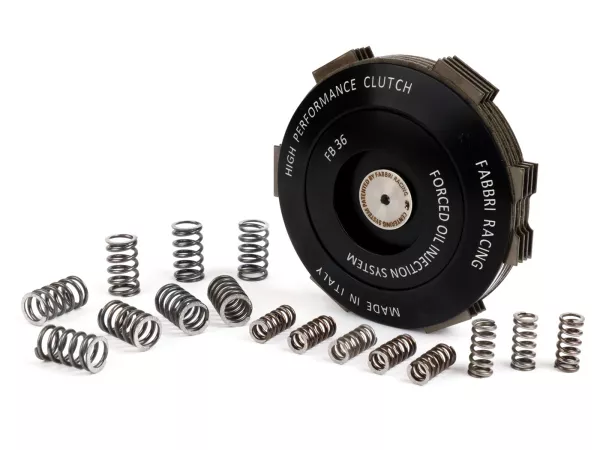 Koppeling -FABBRI RACING FB36- Vespa V50, V90, SS50, SS90, PV125, ET3, PK50, PK80, PK50 S, PK80 S, PK125 S, PK50 XL, PK125 XL, ETS, PK50 HP, PK50 SS