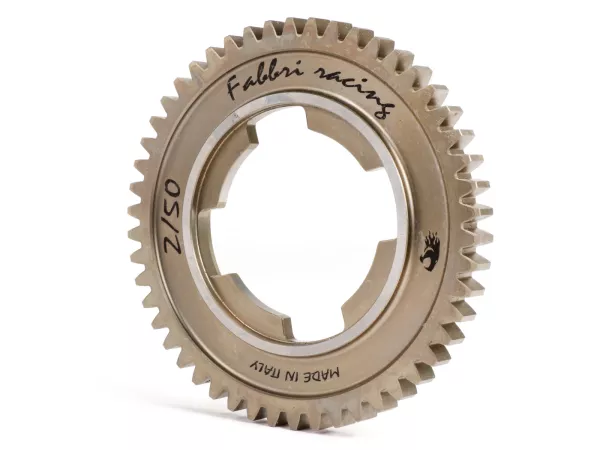 Engranaje 3 -FABBRI RACING, caja de cambios de 4 velocidades - Vespa PK S, PK XL1, PK XL2, ETS, V50 (V5A1T a partir del nº 69444), Special (V5B3T a partir del nº 94315), Elestart (V5B4T a partir del nº 1514), PV125 (VMA2T a partir del nº 150203), ET3 (VMB