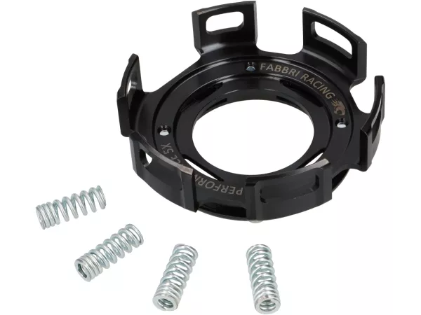 Koppelingsmand met primaire reparatieset -FABBRI RACING, prestaties CNC voor FB5r 5-platen koppeling- Vespa V50, V90, SS50, SS90, PV125, ET3, PK50, PK80, PK50 S, PK80 S, PK125 S, PK50 XL, PK125 XL, ETS, PK50 HP, PK50 SS