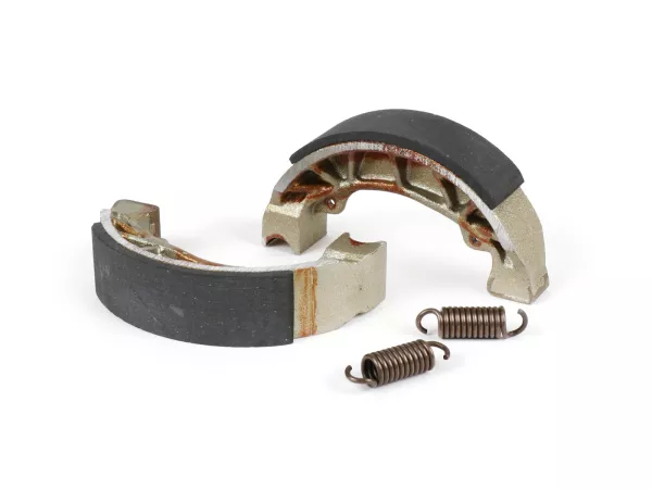 Brake shoes -FERODO Ø=110x25mm- Piaggio 50-150cc, SKR 125cc  (r), SKR 150 (r), Vespa ET2 50cc 2000 (r),  Runner 50cc 1997-1997 (r), PIAGGIO Hexagon 125cc 1994-1997 (r), Hexagon 150cc 1994-1999 (r), Hexagon GT 250cc 4-stroke (G/H) 250cc 1998-1999 (r), Hexa
