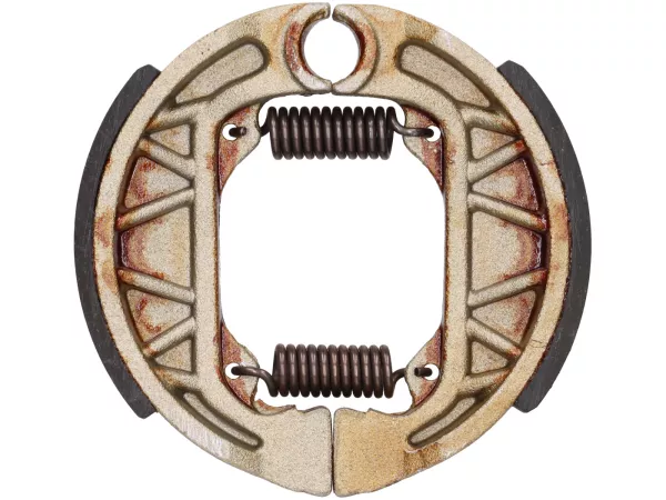 Brake shoes rear -GALFER Ø=100x20mm, without slot in the anchor pin- PIAGGIO TPH 50, NRG MC2 50, NRG 50, NTT 50, Sfera 50 RST, Sfera 80, Zip 50, GILERA Storm 50, Easy Moving 50
