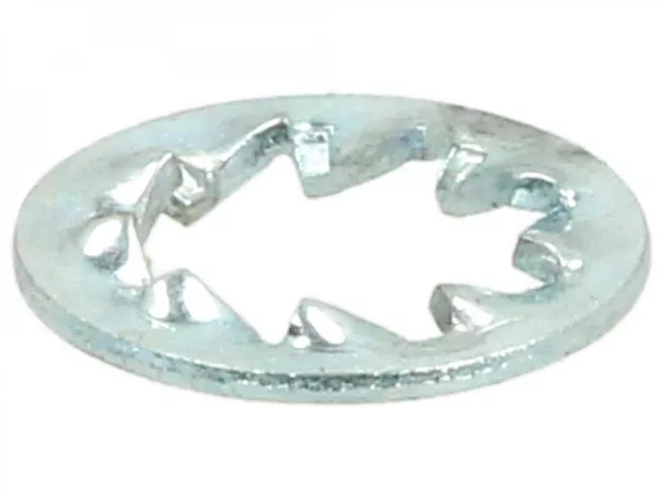 Serrated lock washer -DIN 6797-I- M6 - interior teeth