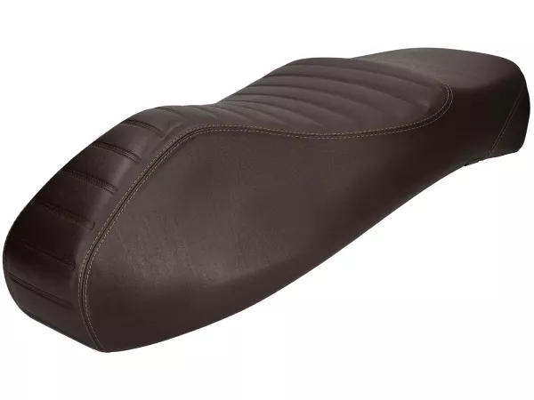 Seat, brown -PIAGGIO, Touring- Vespa GTS 300 (ZAPM45200, ZAPM45202), Vespa GTS Super 125 (ZAPMA3100), Vespa GTS Super 300 (ZAPM45200, ZAPMA3300)