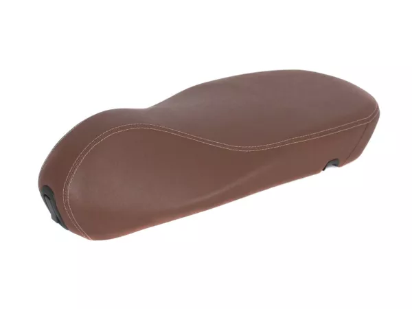 Bangku kursi -PIAGGIO, bangku kursi ganda, coklat tua- Vespa Primavera 125 (ZAPMA1100, ZAPMA1101, ZAPMD1100), Vespa Primavera 150 (ZAPMA1200, ZAPMA1201, ZAPMD120), Vespa Primavera 50 (ZAPCA0200)