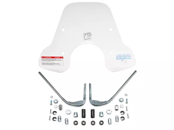 Kaca depan -PIAGGIO, Ulang Tahun ke-75 Vespa- Vespa Primavera 125 (ZAPM81100, ZAPM81101, ZAPMA1100, RP8M82500, RP8M82821, RP8M82100, RP8M82310, ZAPMA1101, ZAPMD1100), Vespa Primavera 150 (ZAPM81200, ZAPMA1200, ZAPM81201, ZAPMA1201, ZAPMD120), Vespa