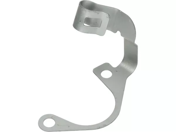 Pelat penahan untuk saluran rem pada peredam kejut depan -PIAGGIO- Vespa Primavera 125 (ZAPMD1100), Vespa Primavera 150 (ZAPMA1200, ZAPMA1201, ZAPMD120), Vespa Primavera 50 (ZAPCA0100, ZAPCA0102, ZAPCA0200, ZAPCA0202, ZAPCD010, ZAPCD020), Vespa Sprint 125