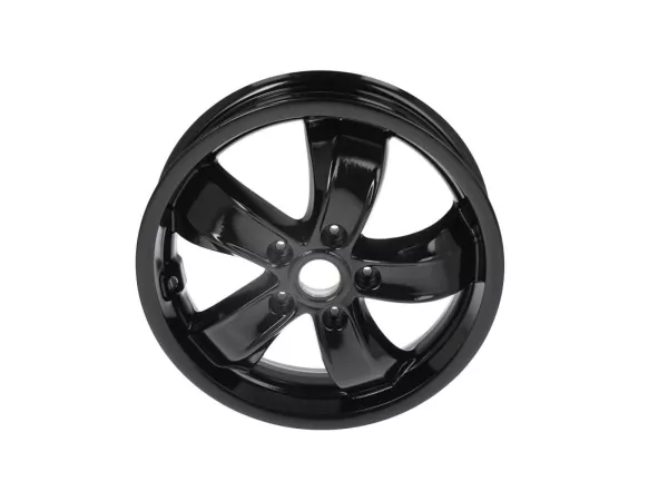 Wheel rim -PIAGGIO, GTS V2021- Super Sport (2017-) - black, (3.00x12)inch - 5 spokes- Vespa GT, GTL, GTS, GTV 125-300cc - front