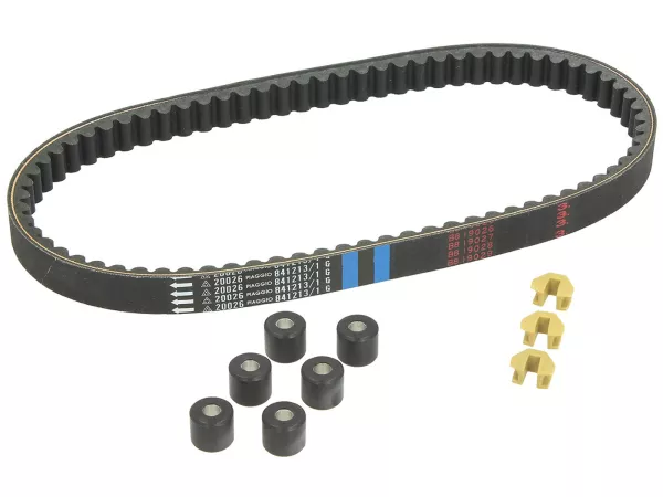 Kit di ispezione -PIAGGIO, Kit cinghia dentata - Vespa LX 125 (ZAPM44100, ZAPM44300, ZAPM68100), Vespa LX 150 (ZAPM44400), Vespa LXV 125 (ZAPM68102, ZAPM44301), Vespa S 125 (ZAPM44302, ZAPM68101), Vespa ET4 125 (ZAPM19000), Aprilia Mojito 125 (ZD4RY, ZD4S